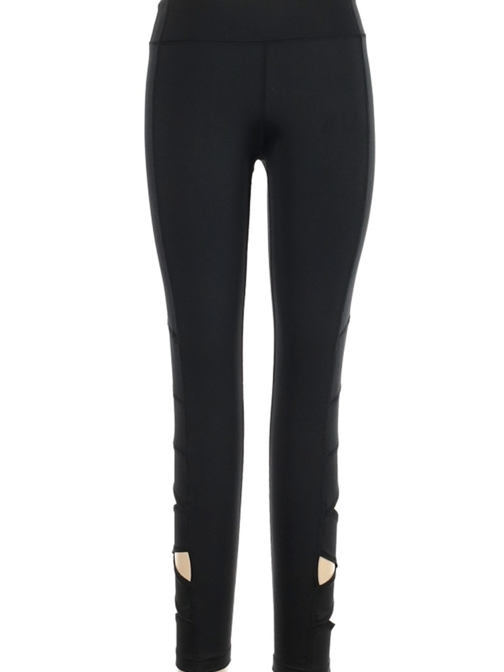 Zone Pro Black Leggings with Ankle Cutouts
